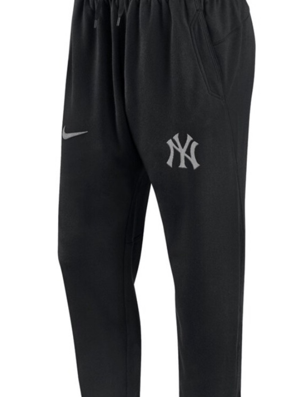 Nike Black New York Yankees Logo Jogger pants M - Picture 2 of 9